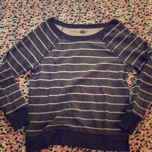 Aerie glitter-striped sweater